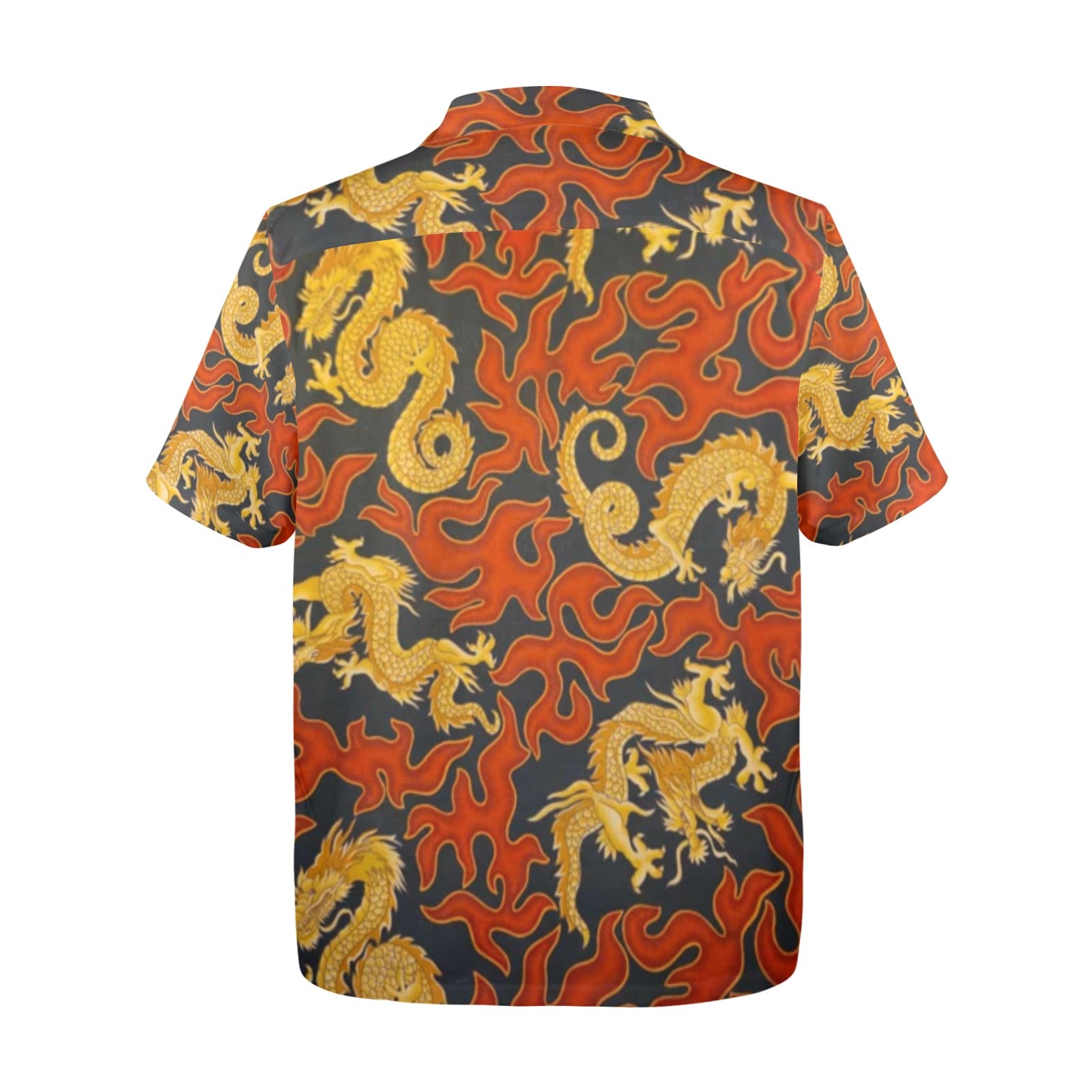 Men's All Over Print Hawaiian Shirt BREATHING FIRE