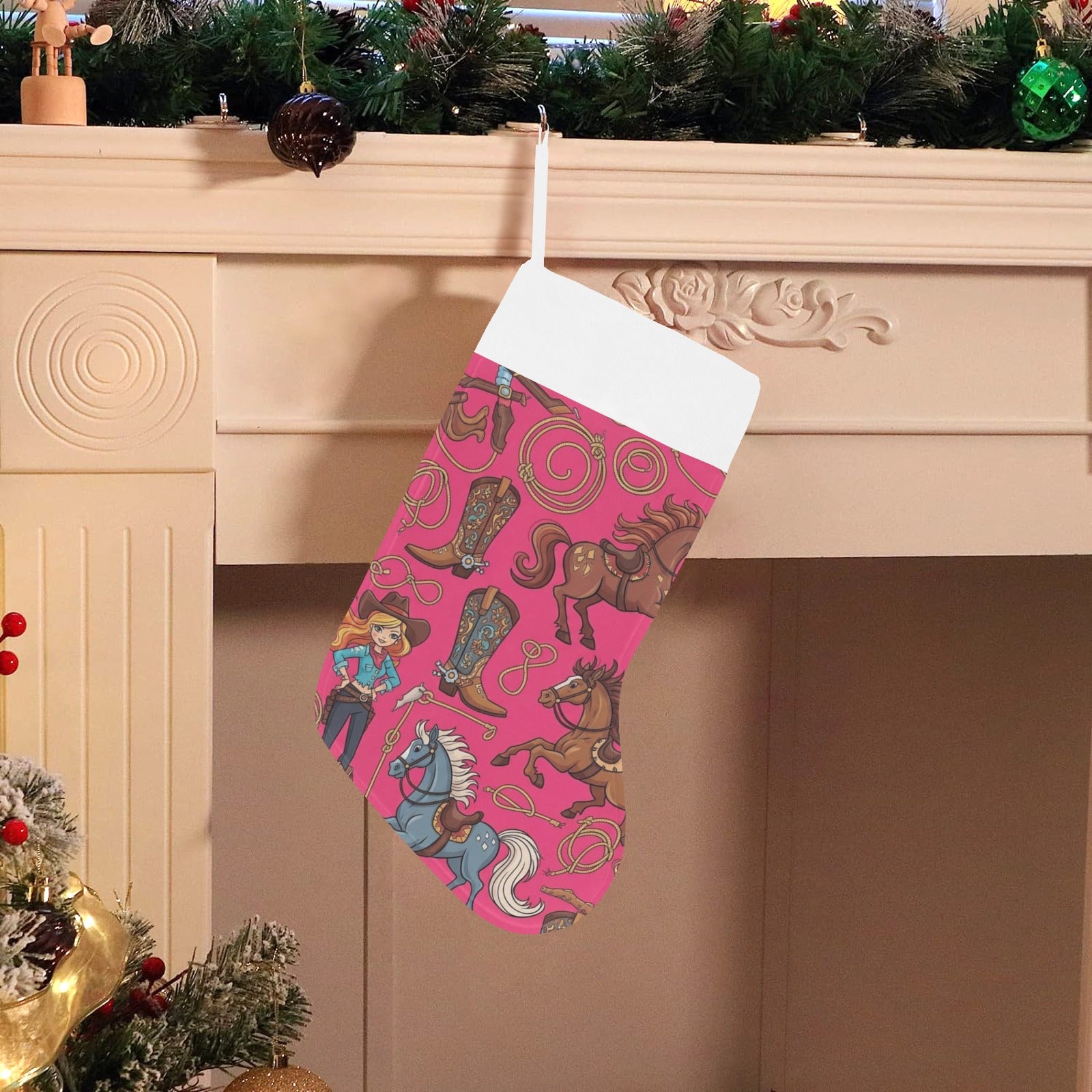 Christmas Stocking BARBY'S HORSES