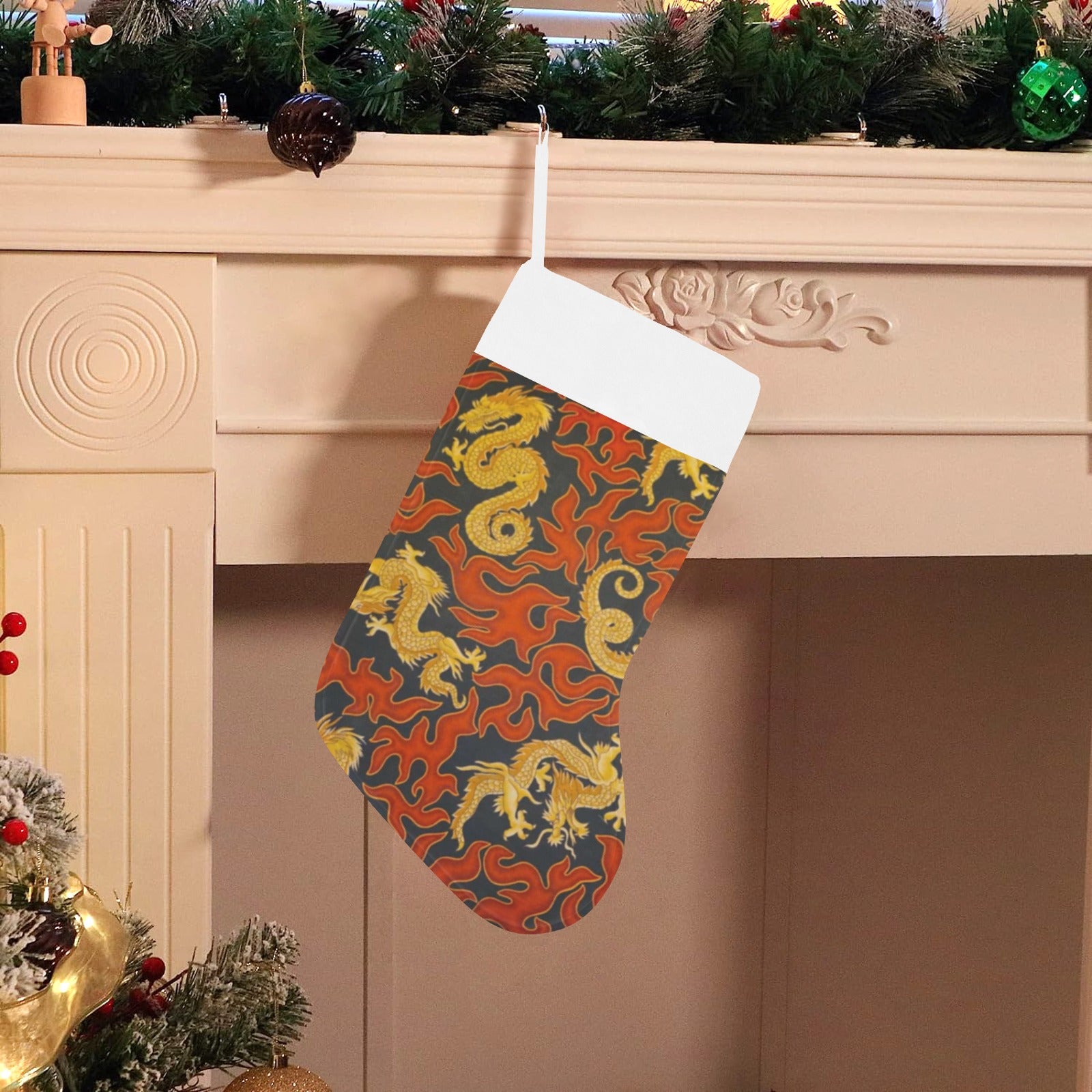 Christmas Stocking BREATHING FIRE