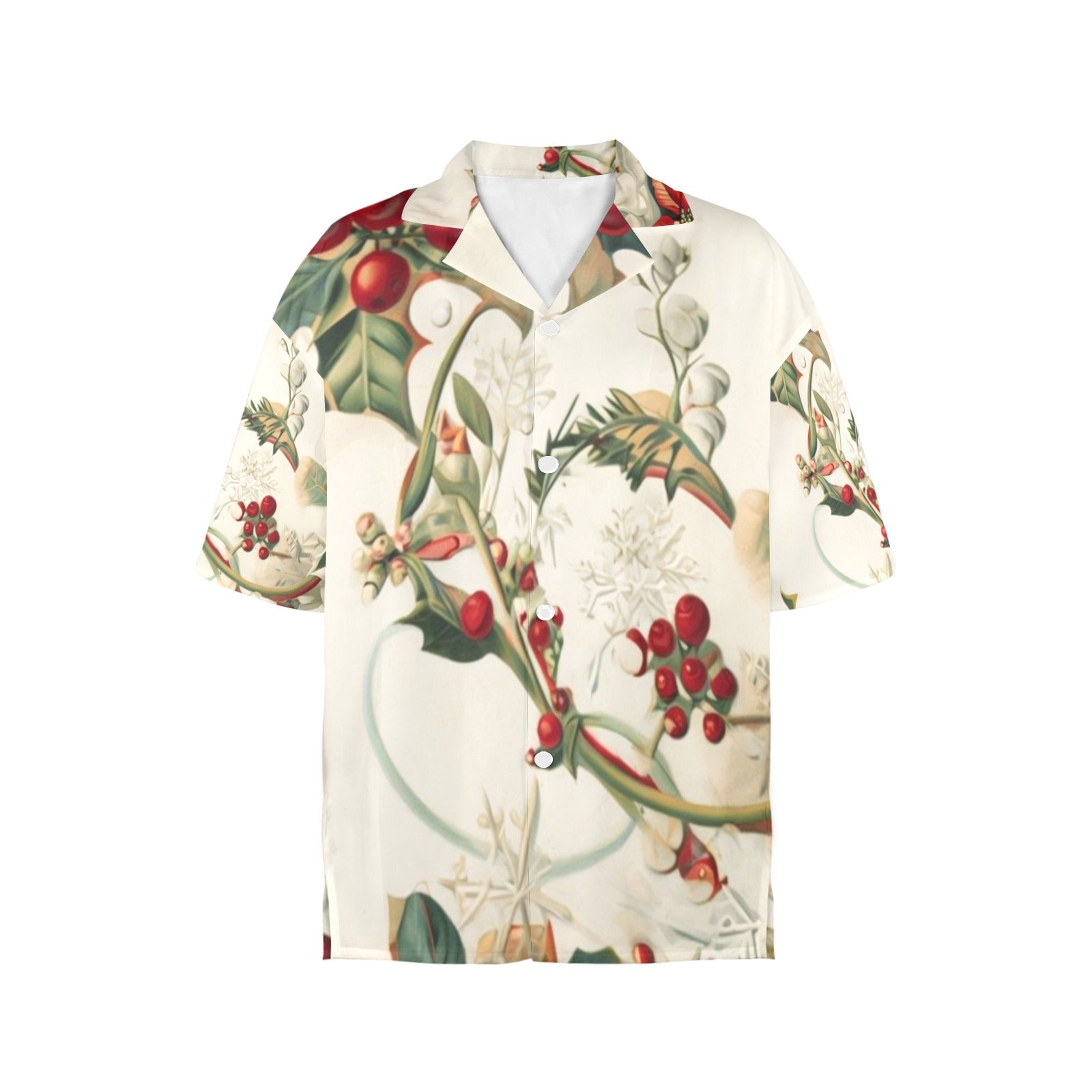 Women's All Over Print Hawaiian Shirt HOLLY DAZE